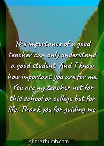things to say thank you to a teacher